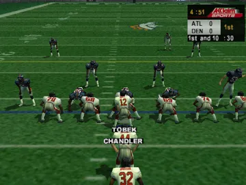 NFL Quarterback Club 2000 (Europe) screen shot game playing